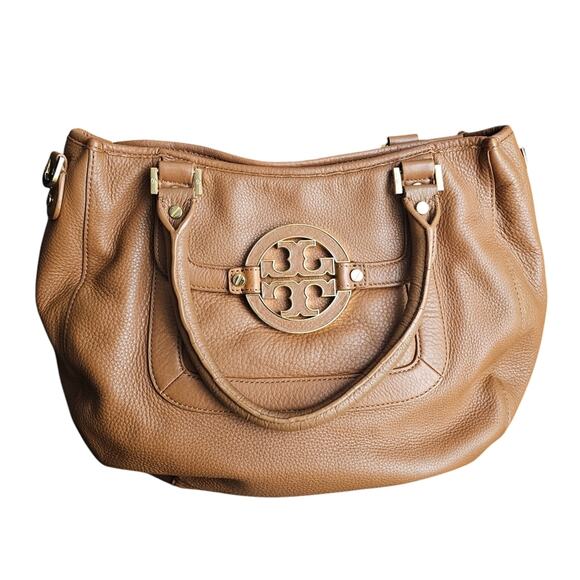 Tory‎ Burch Tan Leather Amanda Hobo Bag - Picture 1 of 10
